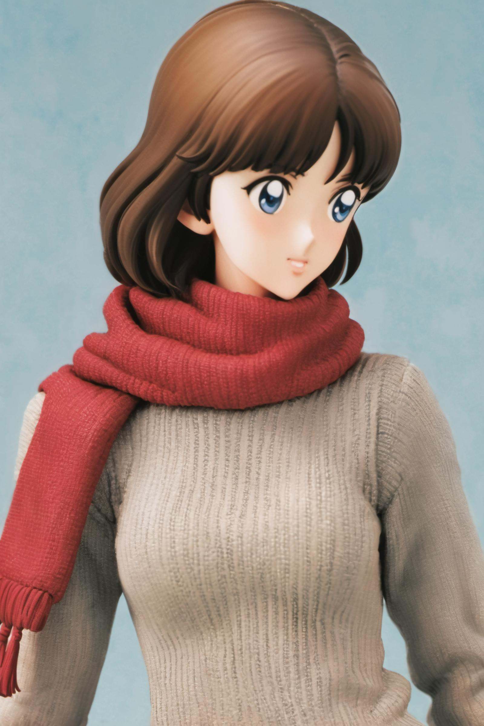 1girl,  solo,  scarf on Tensor.Art