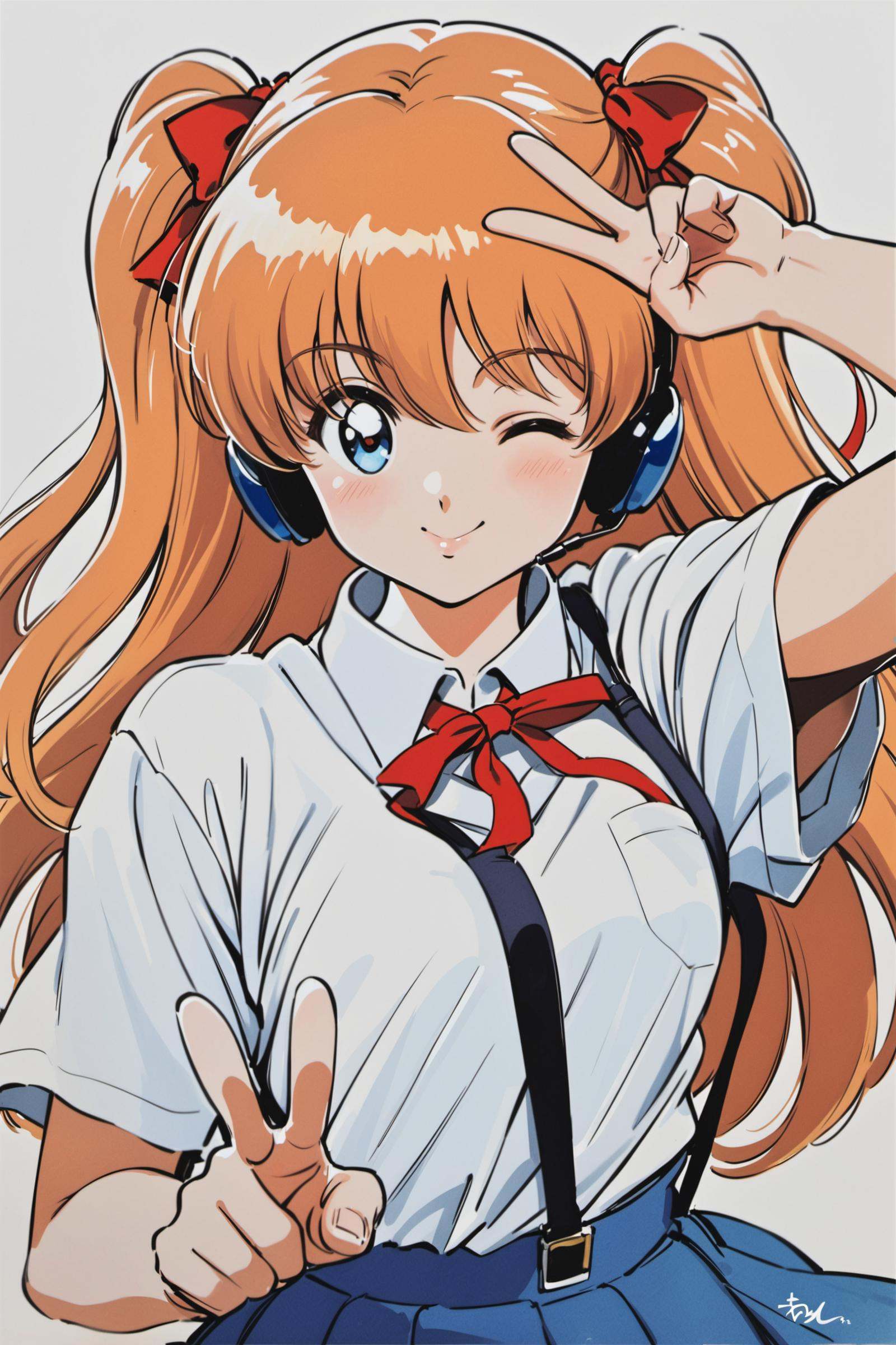 1girl,  souryuu asuka langley,  solo on Tensor.Art