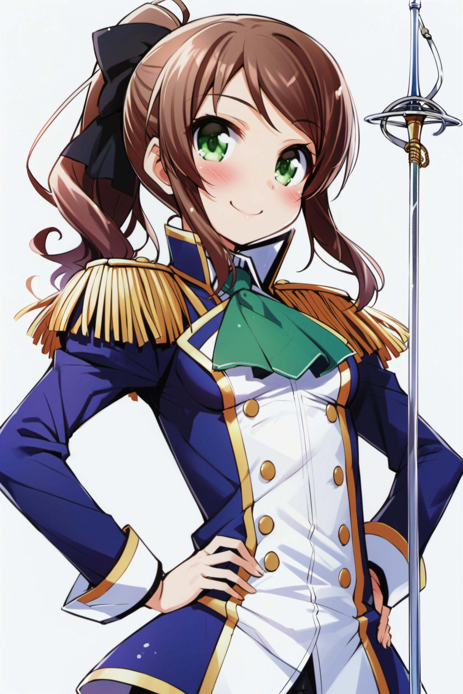 Shimada Minami,  1girl,  rapier on Tensor.Art