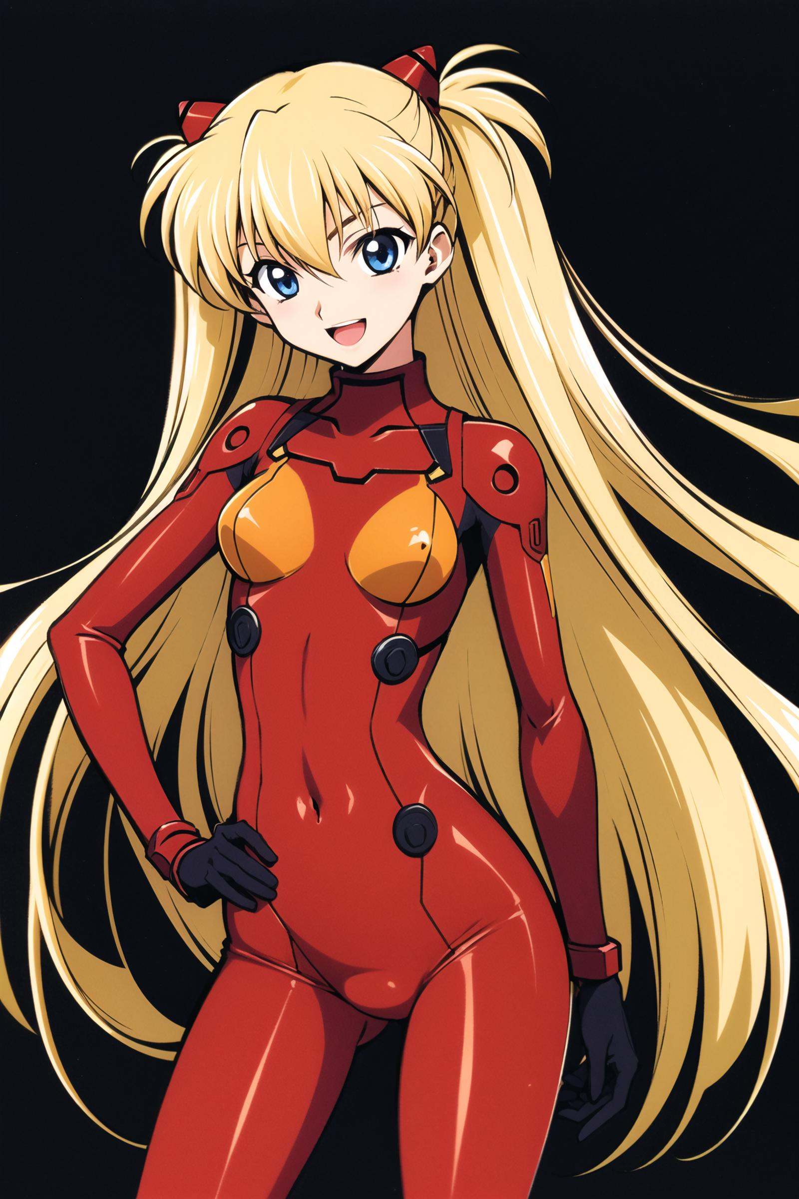 1girl,  long hair,  plugsuit on Tensor.Art