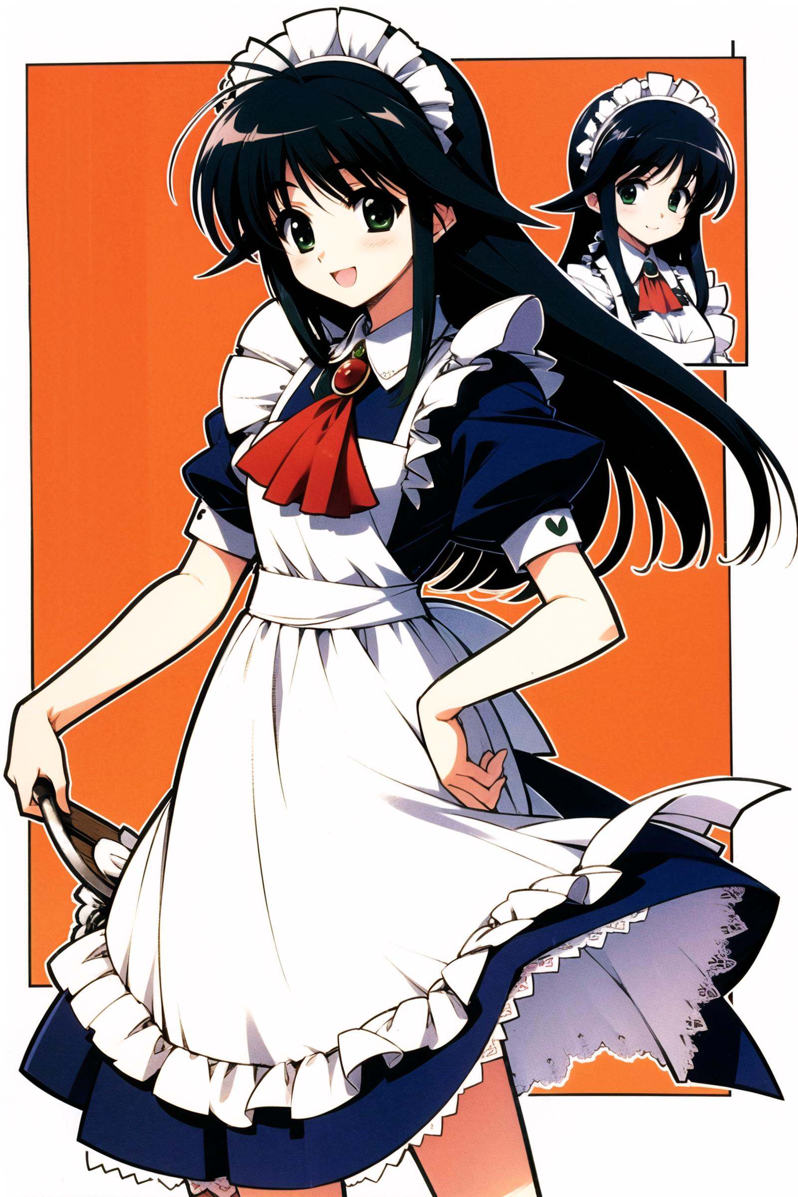 andou mahoro,  solo,  maid on Tensor.Art