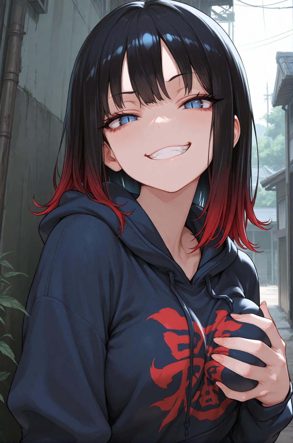 1girl,  masterpiece,  bangs on Tensor.Art