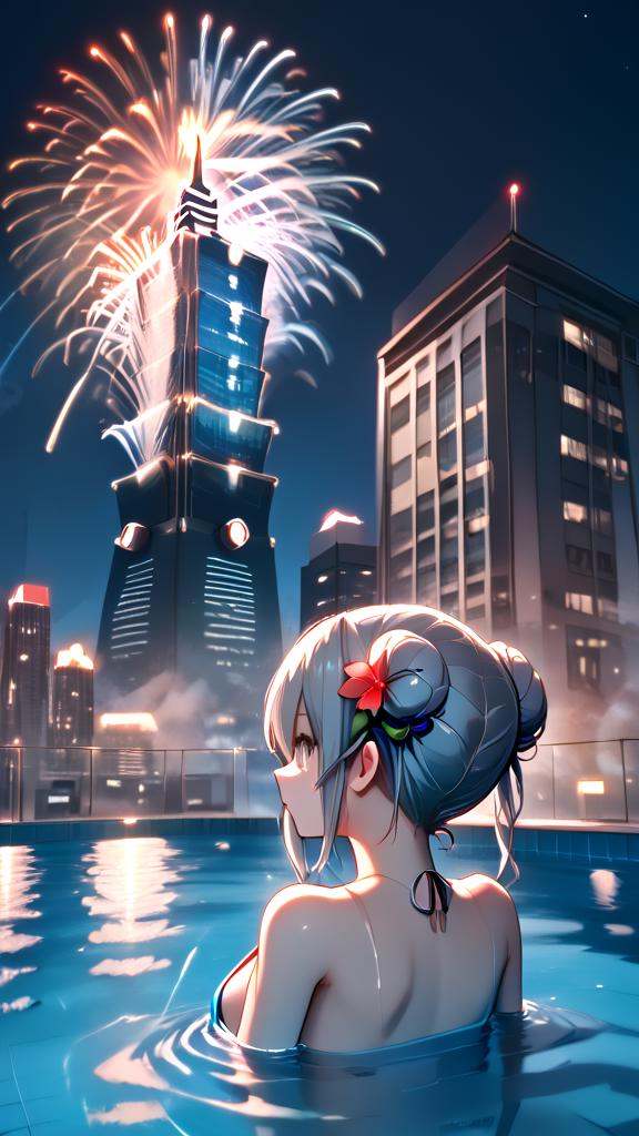 score_9,  source_anime,  rooftop pool on Tensor.Art