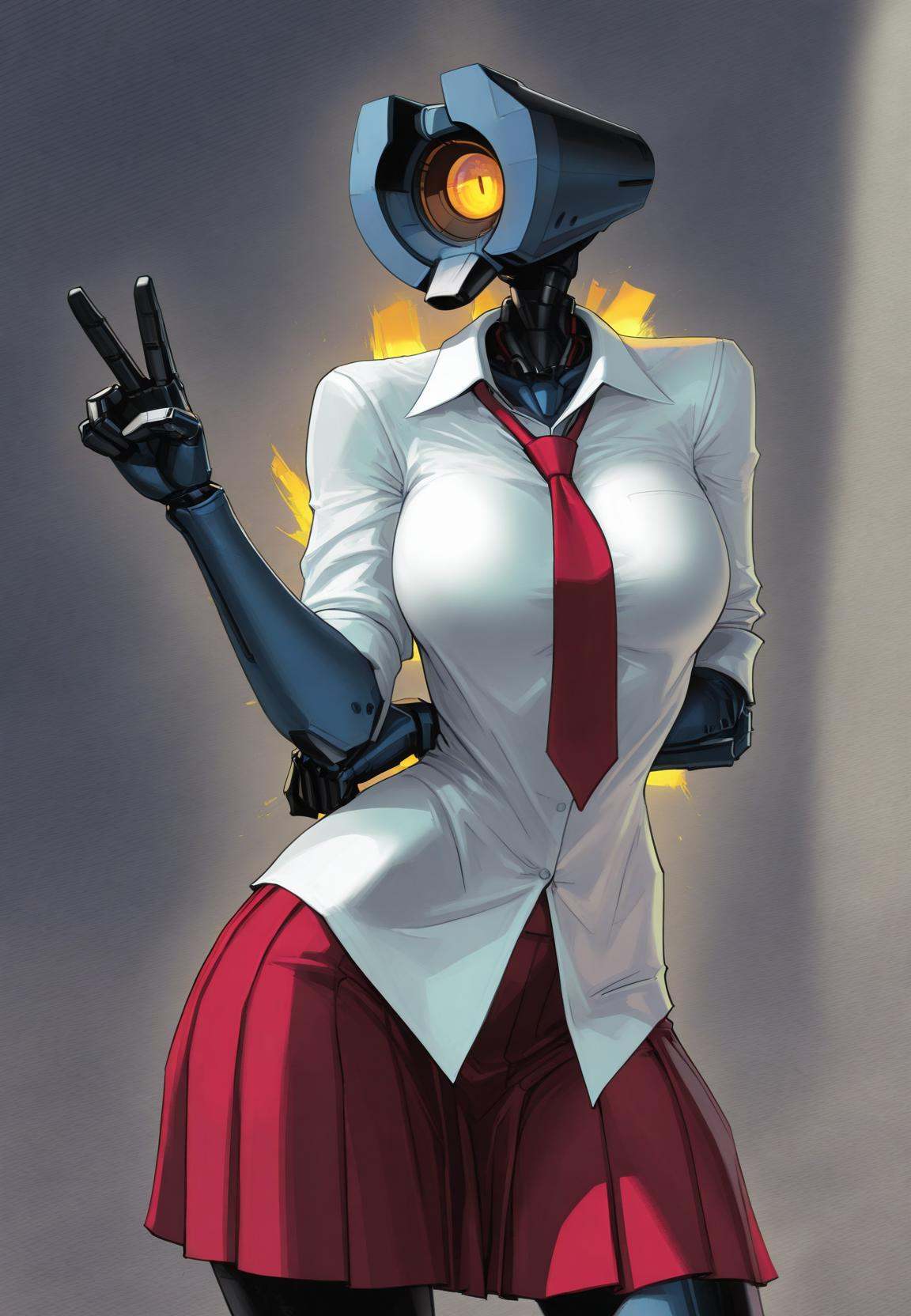 1girl,  ,  v1 \(ultrakill\) on Tensor.Art