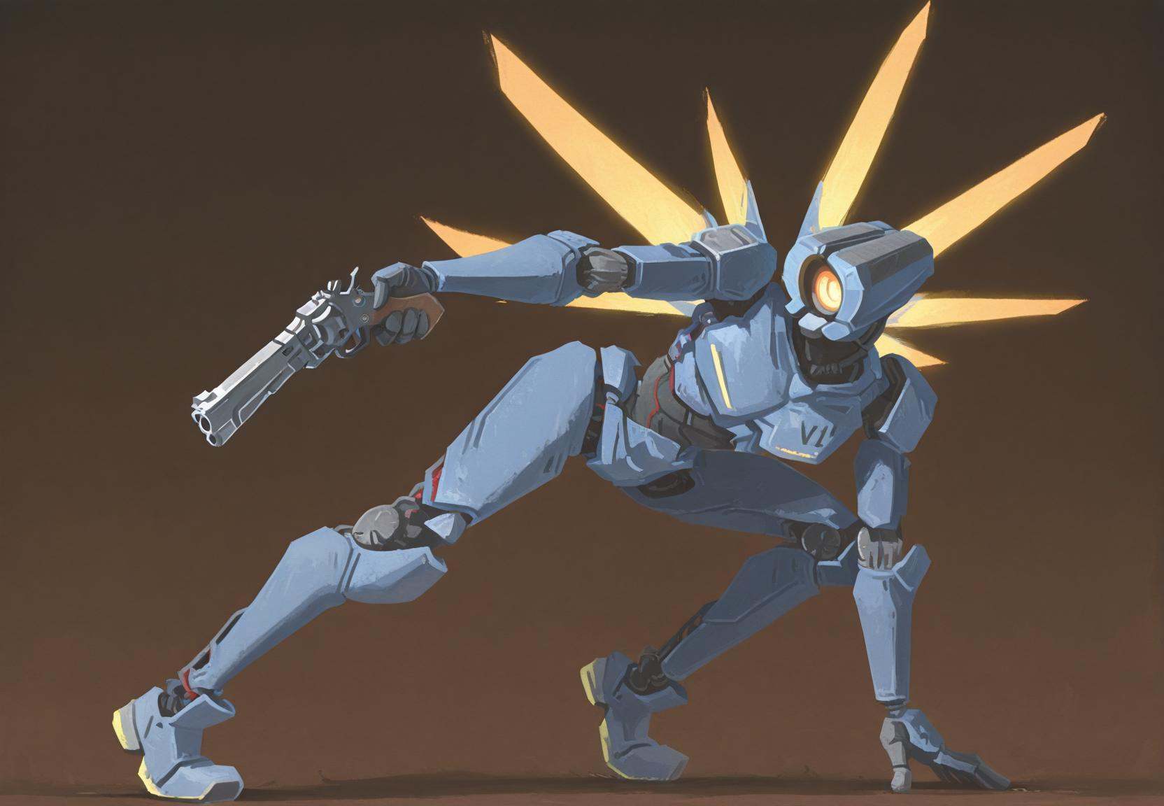 1boy,  ,  v1 \(ultrakill\) on Tensor.Art