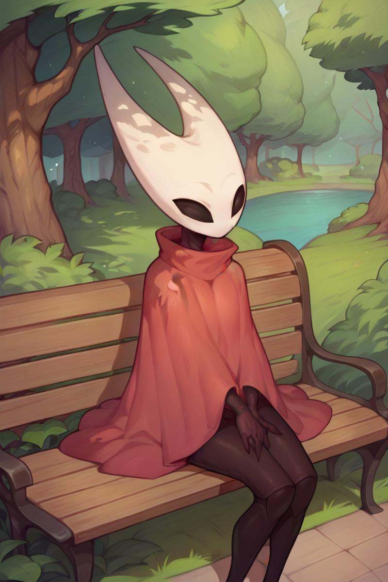 1girl,  hornet_hk,  red cloak on Tensor.Art