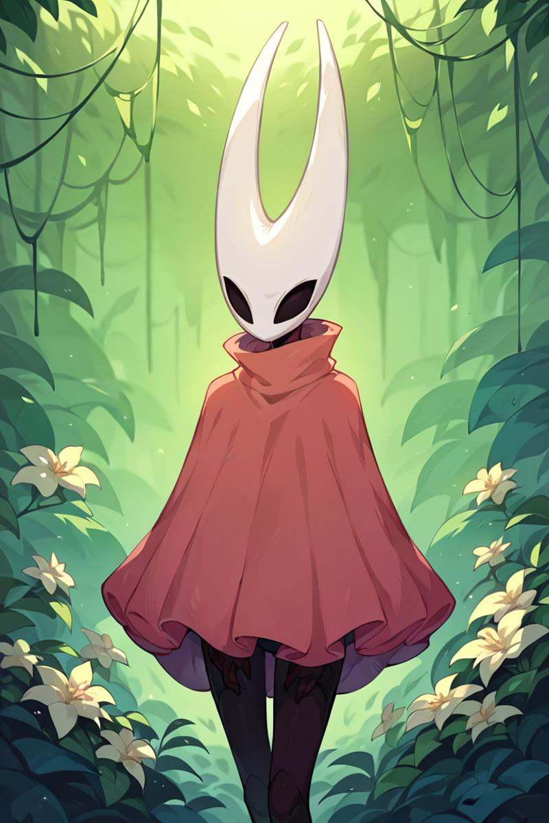 1girl,  hornet_hk,  red cloak on Tensor.Art