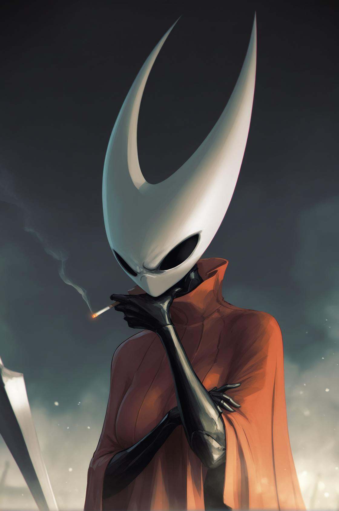 1girl,  hollow eyes,  hornet \(hollow knight\) on Tensor.Art