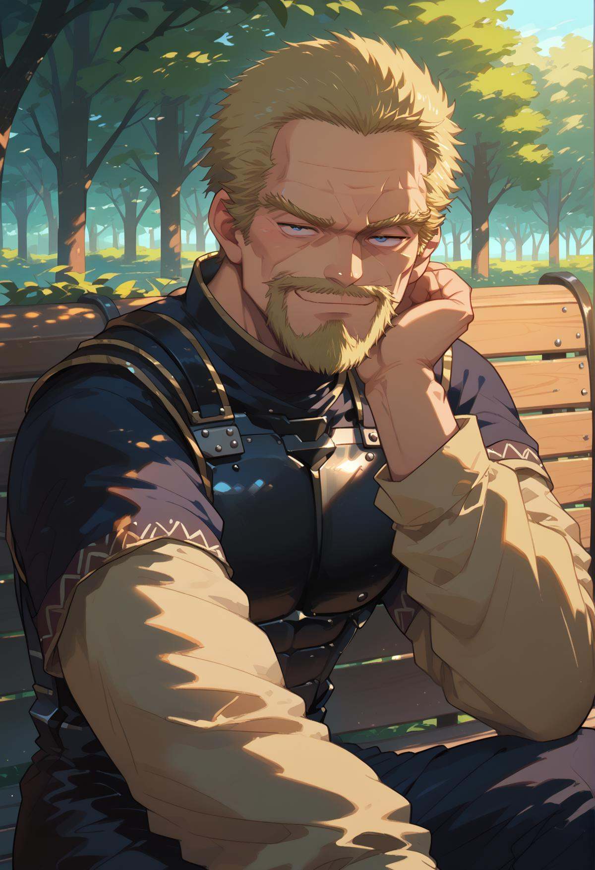 solo,  1boy,  smug on Tensor.Art