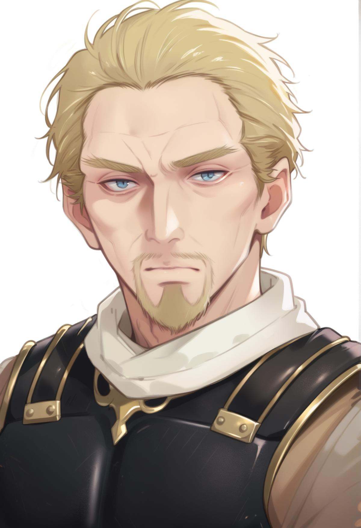 1boy,  black armor,  askeladdvinland on Tensor.Art
