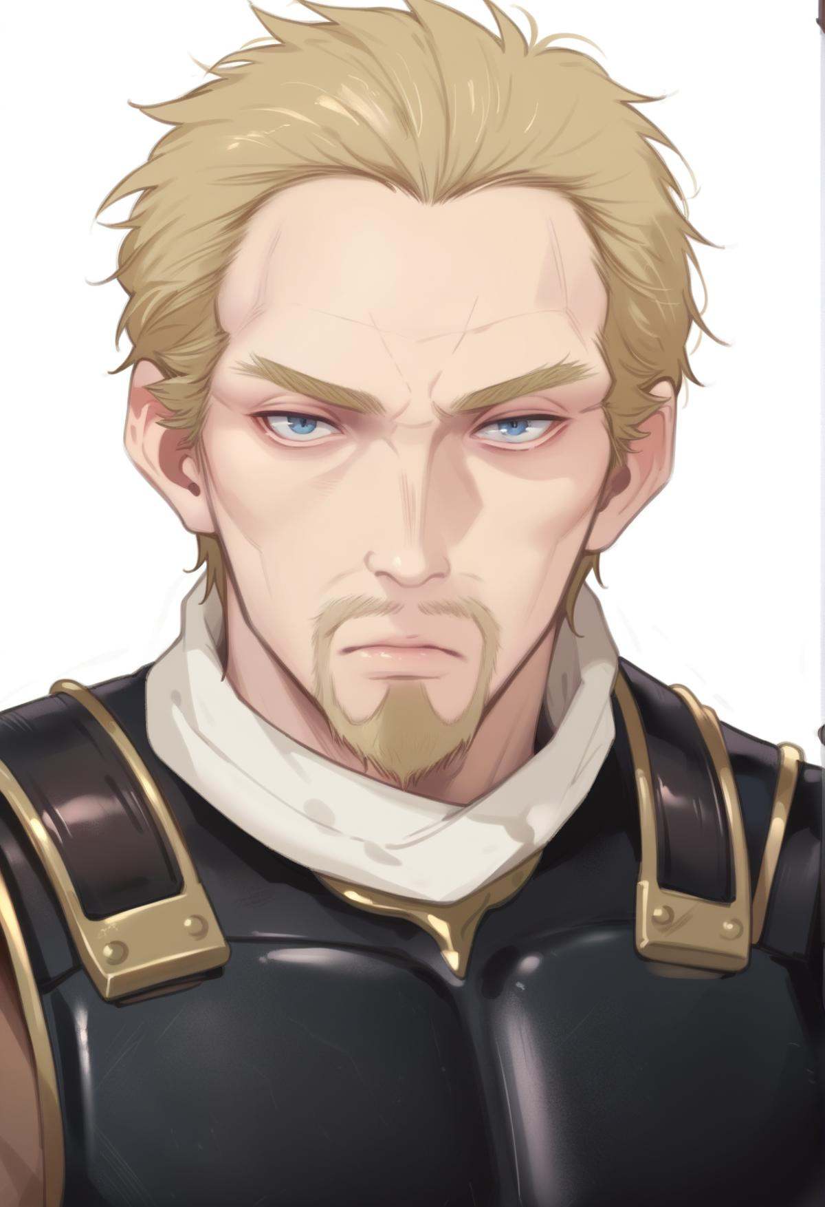 1boy,  black armor,  askeladdvinland on Tensor.Art