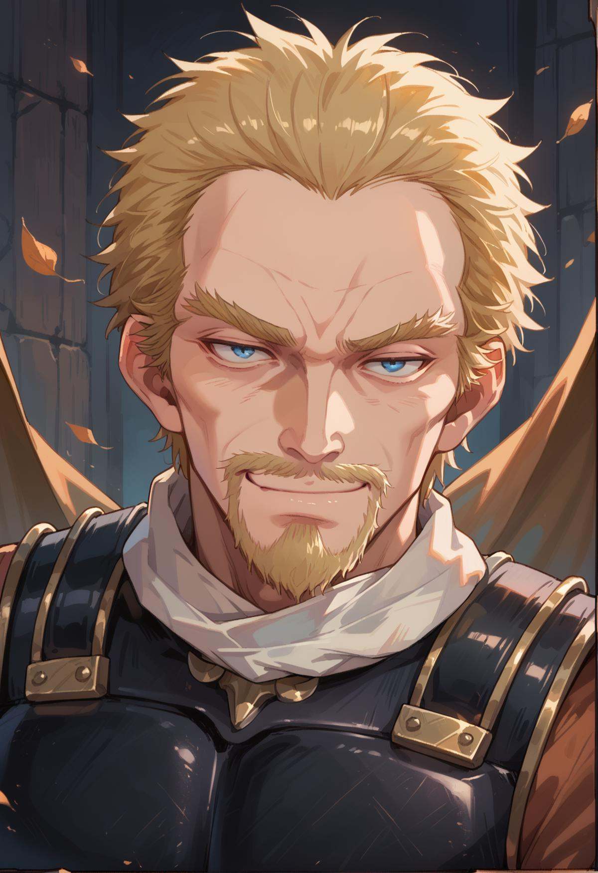 1boy,  black armor,  askeladdvinland on Tensor.Art