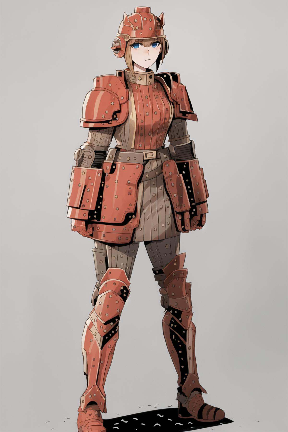 full body,  woman,  armor on Tensor.Art