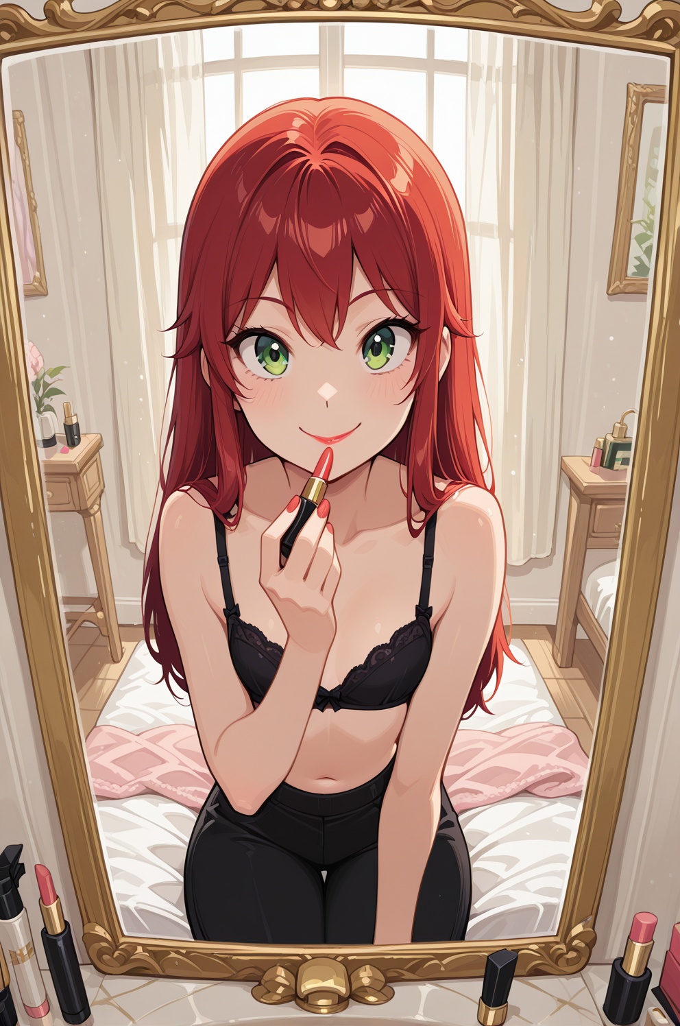 1girl,  solo,  smile on Tensor.Art