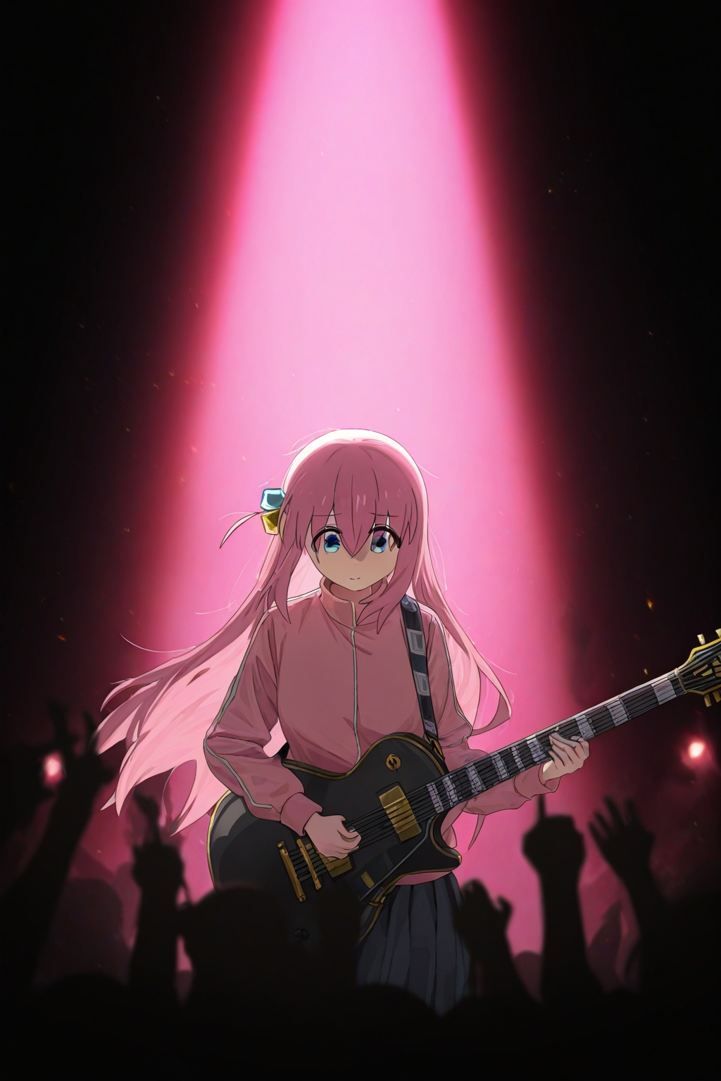 gotoh hitori,  bocchi the rock!,  1girl on Tensor.Art