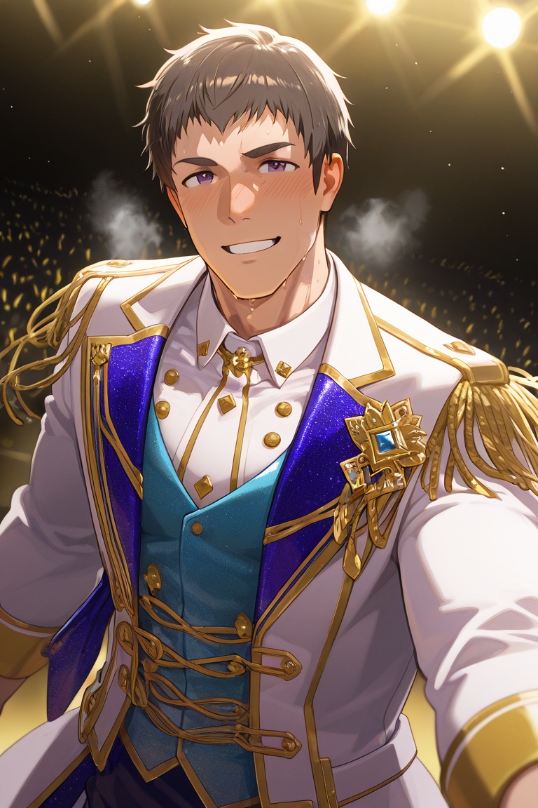 1boy,  Seiji_Shingen,  brown hair on Tensor.Art