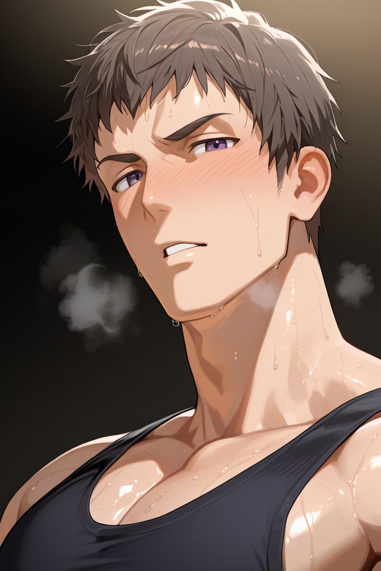 1boy,  Seiji_Shingen,  brown hair on Tensor.Art