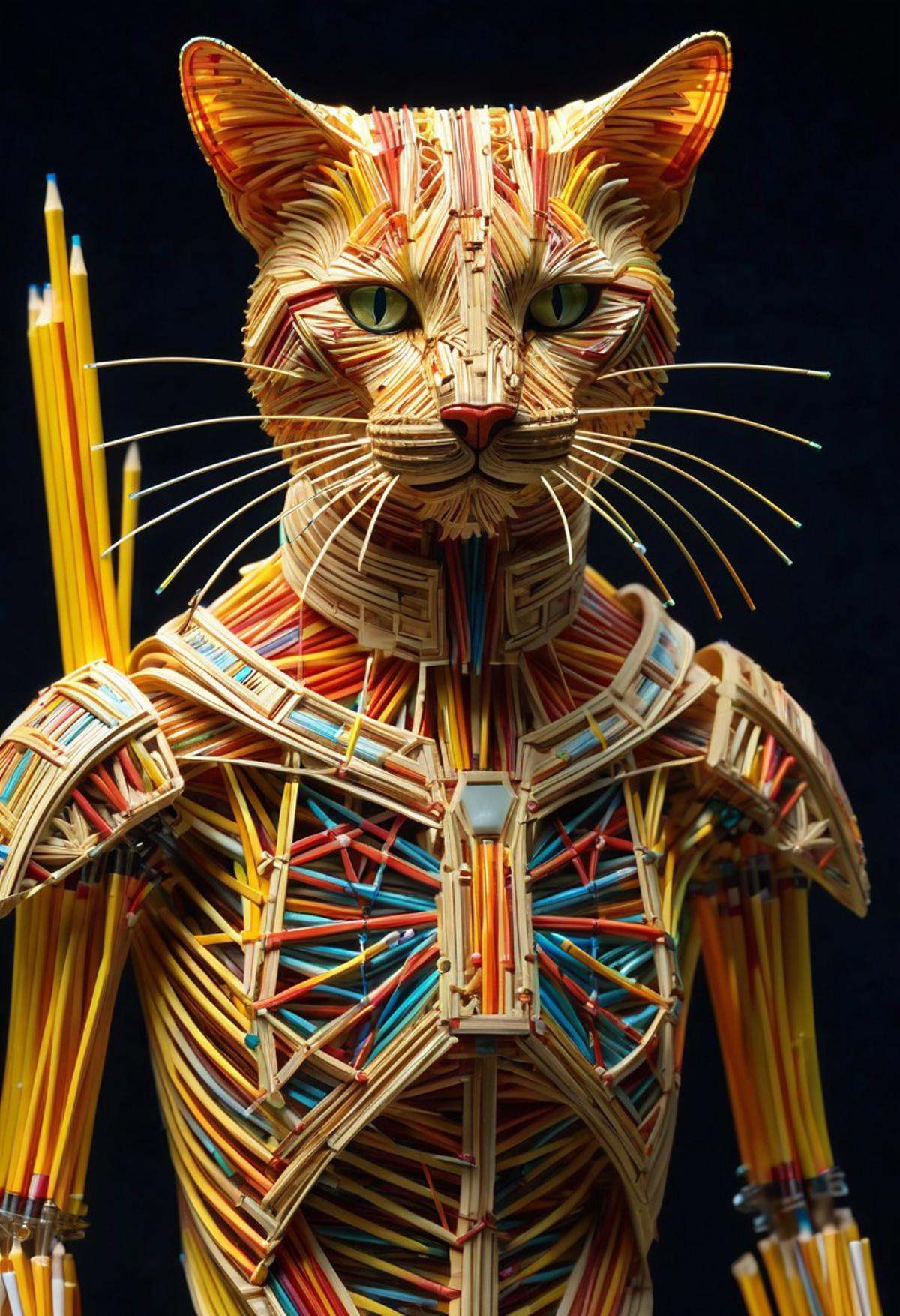 imagine a World made out of [straws and matchsticks]. When you use these images to train a LoRA,  it applies [straws and m...