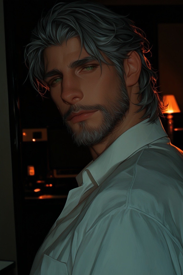 1man,  old,  mature on Tensor.Art