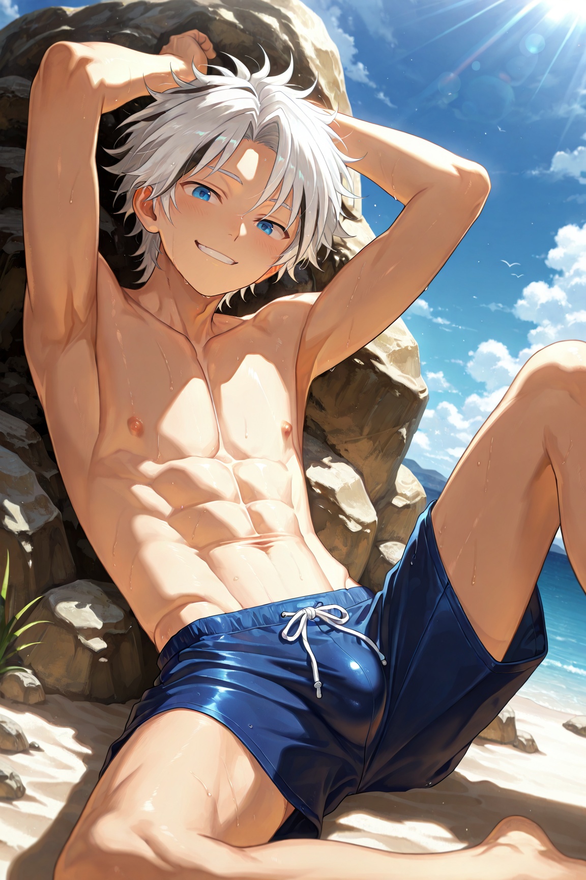 male focus,  1boy,  solo on Tensor.Art
