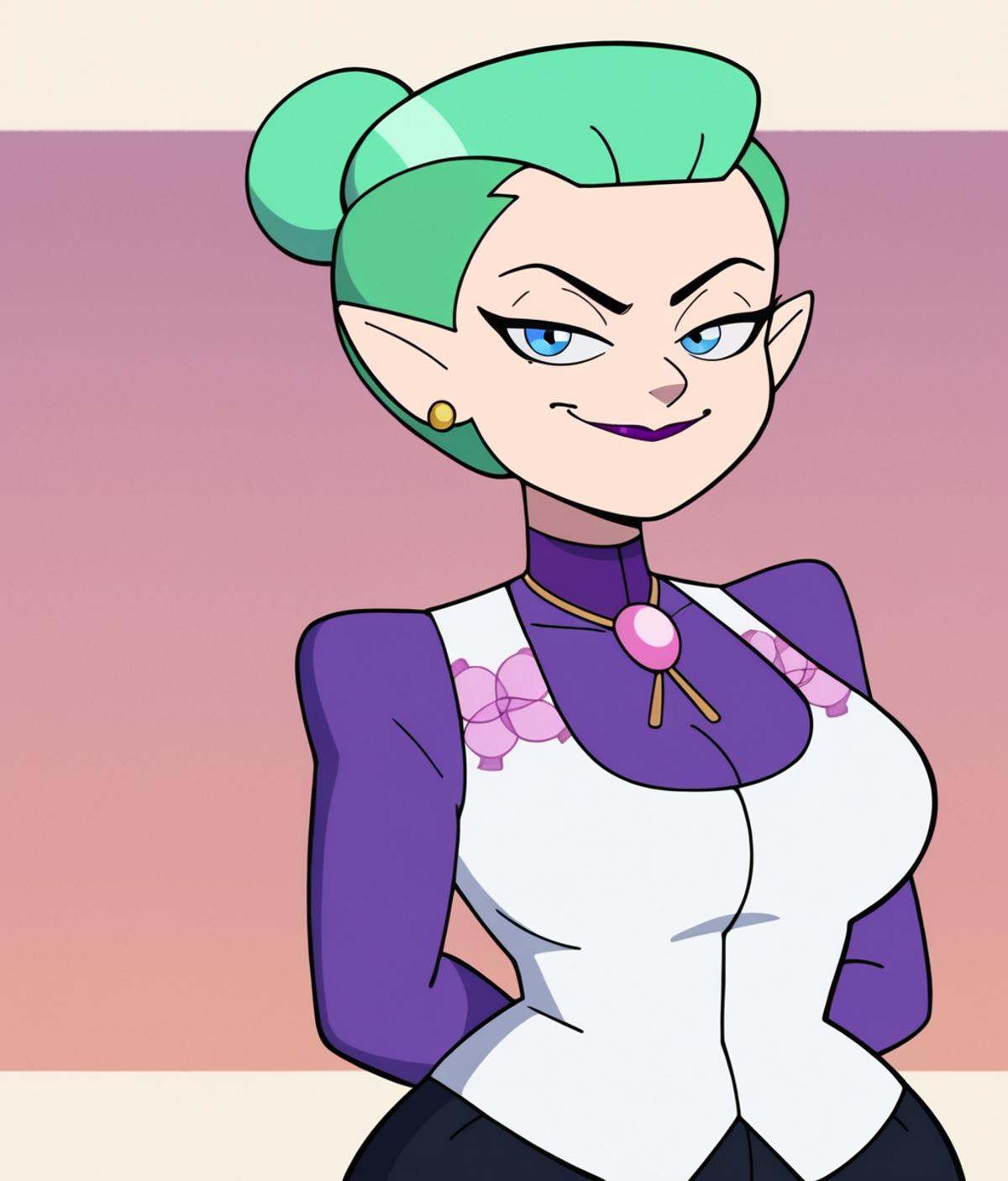 short hair,  blue eyes,  jewelry on Tensor.Art