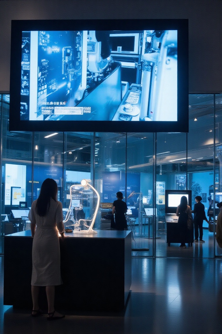 Future Science and Technology Museum,  1girl,  multiple girls on Tensor.Art