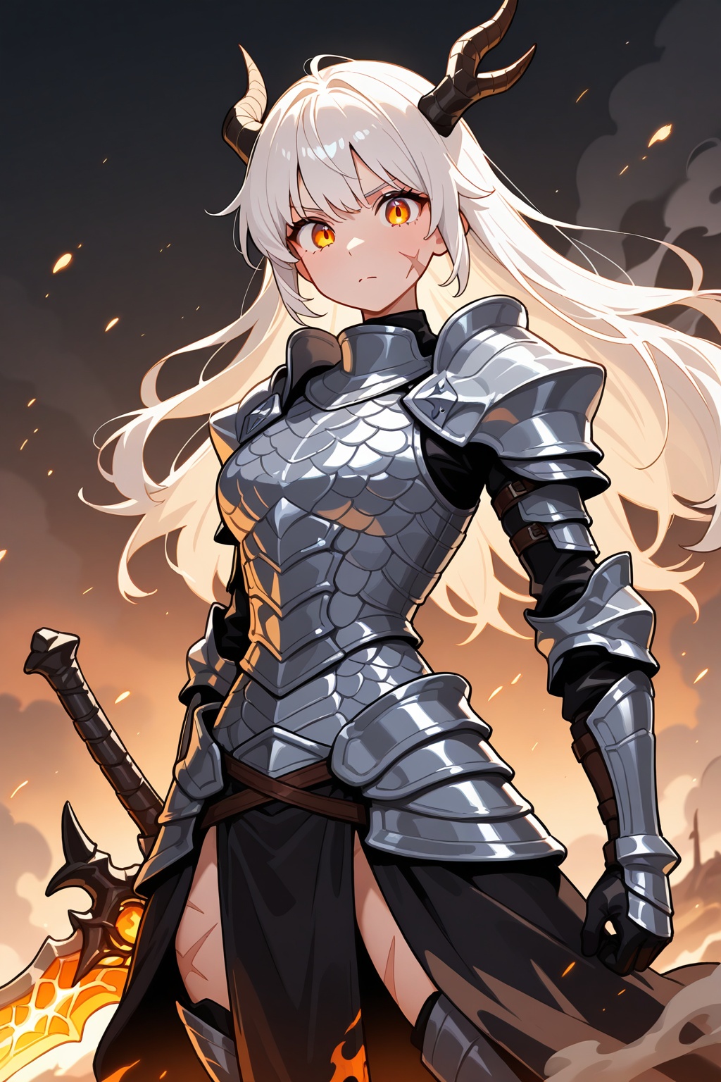 masterpiece,  1girl,  dragon knight on Tensor.Art