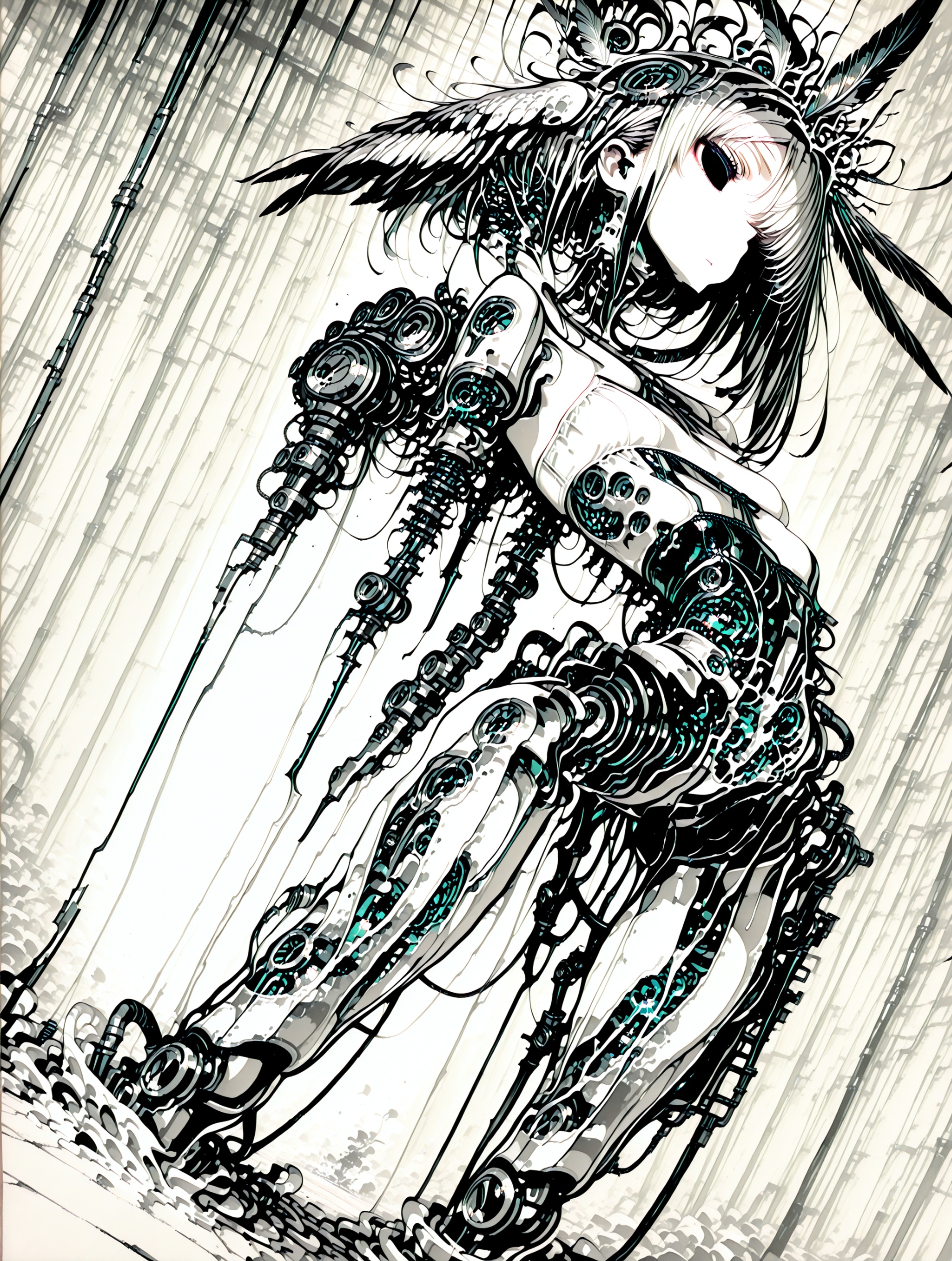 godless,  1girl,  solo on Tensor.Art