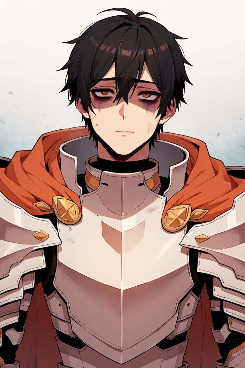 1boy,  bags under eyes,  bangs on Tensor.Art