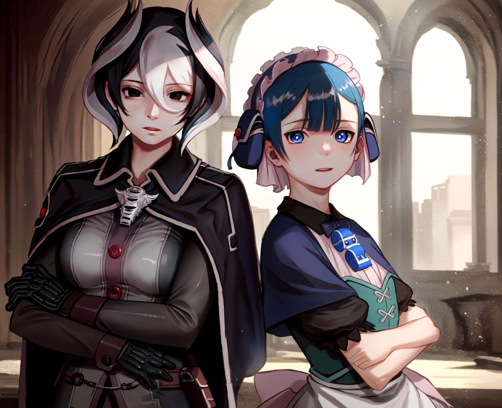 multiple characters,  highres,  sharp focus on Tensor.Art