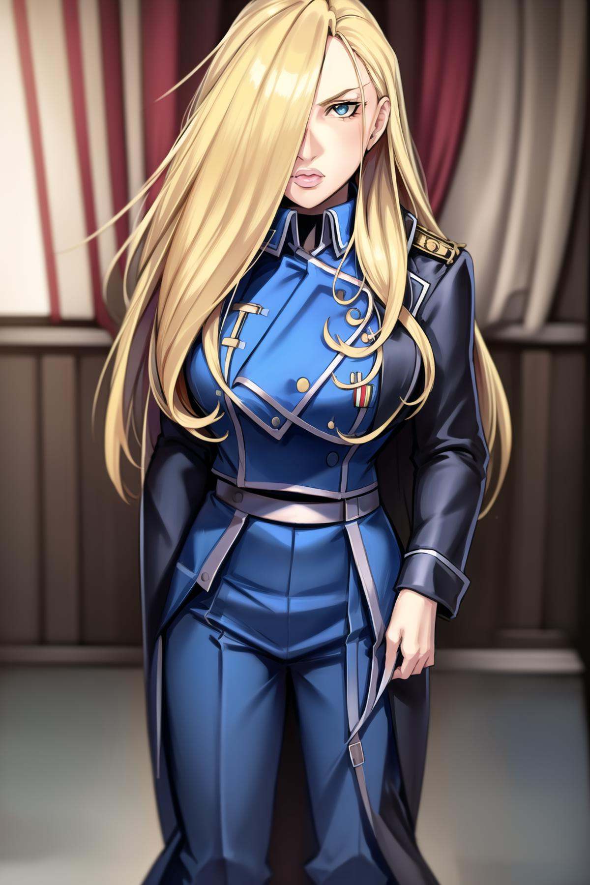 full body,  woman,  olivier_mira_armstrong on Tensor.Art