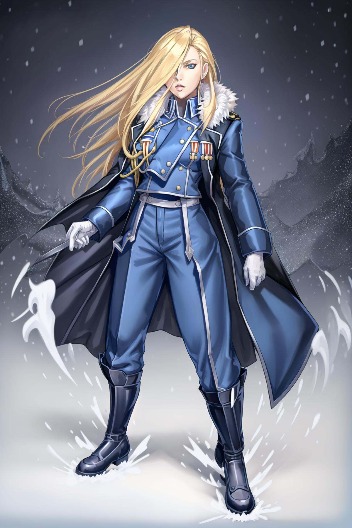 full body,  woman,  olivier_mira_armstrong on Tensor.Art