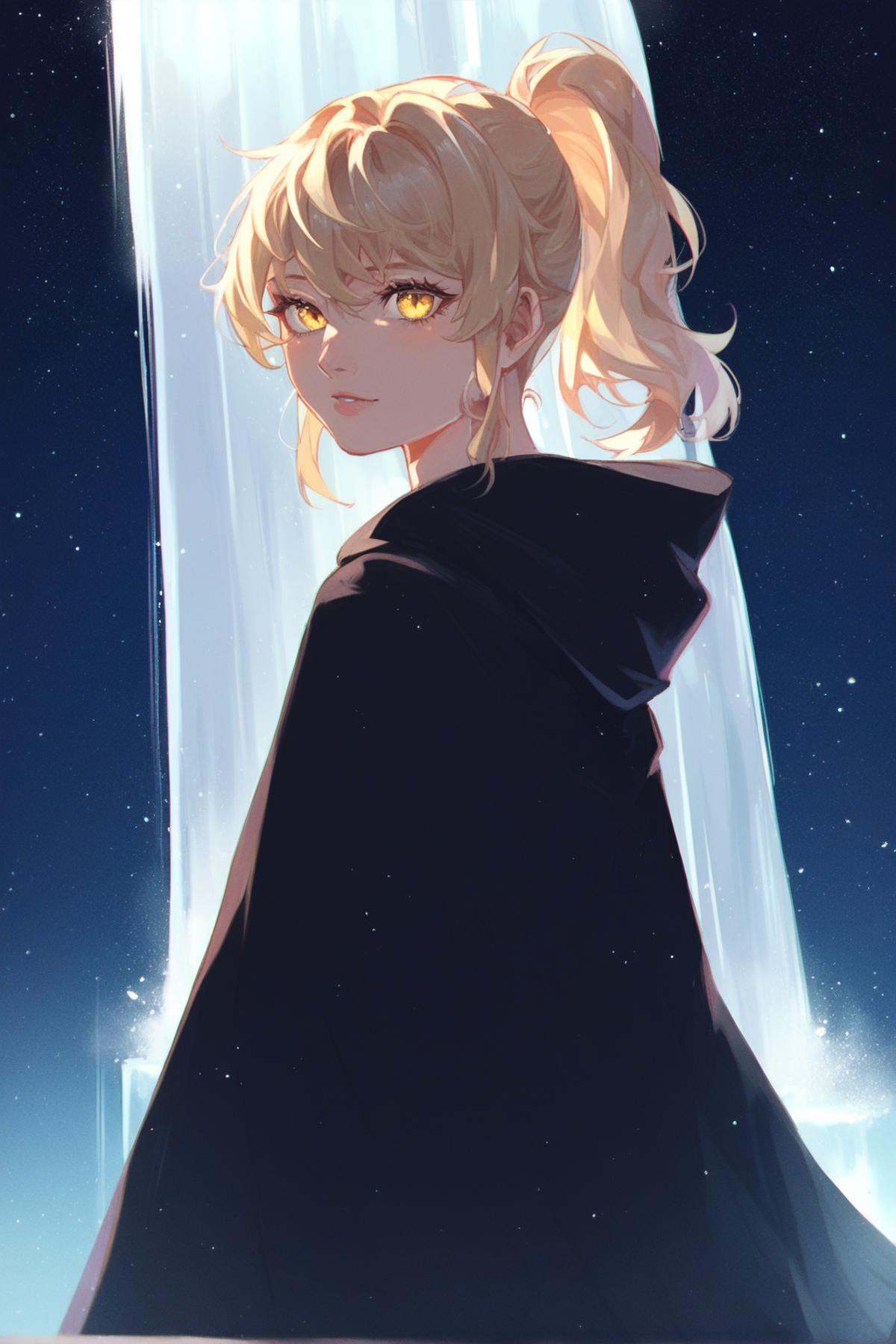 1girl,  rachel_tower_of_god,  yellow eyes on Tensor.Art