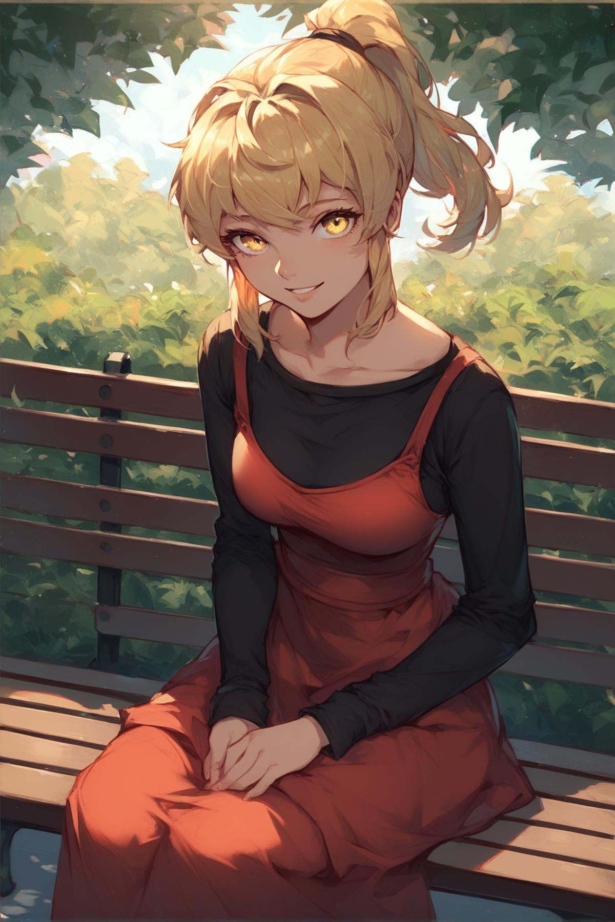 1girl,  rachel_tower_of_god,  yellow eyes on Tensor.Art