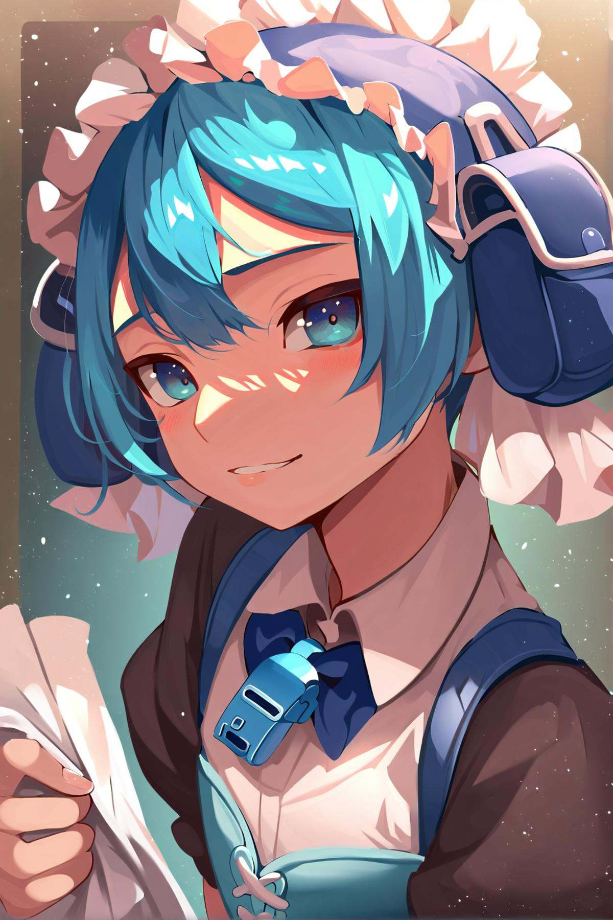 1boy,  Maruruk,  blue hair on Tensor.Art