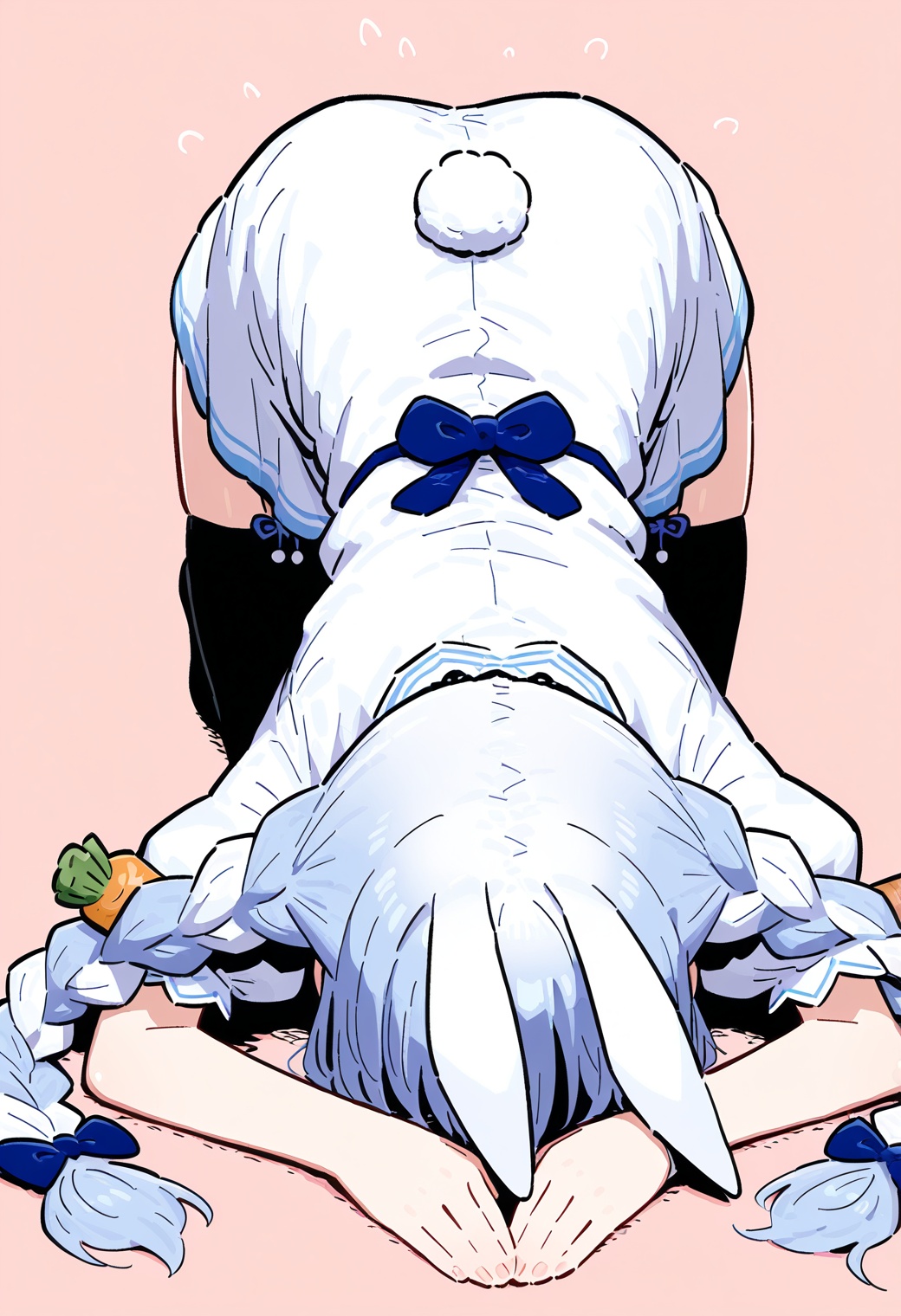 1girl,  usada pekora,  dogeza on Tensor.Art