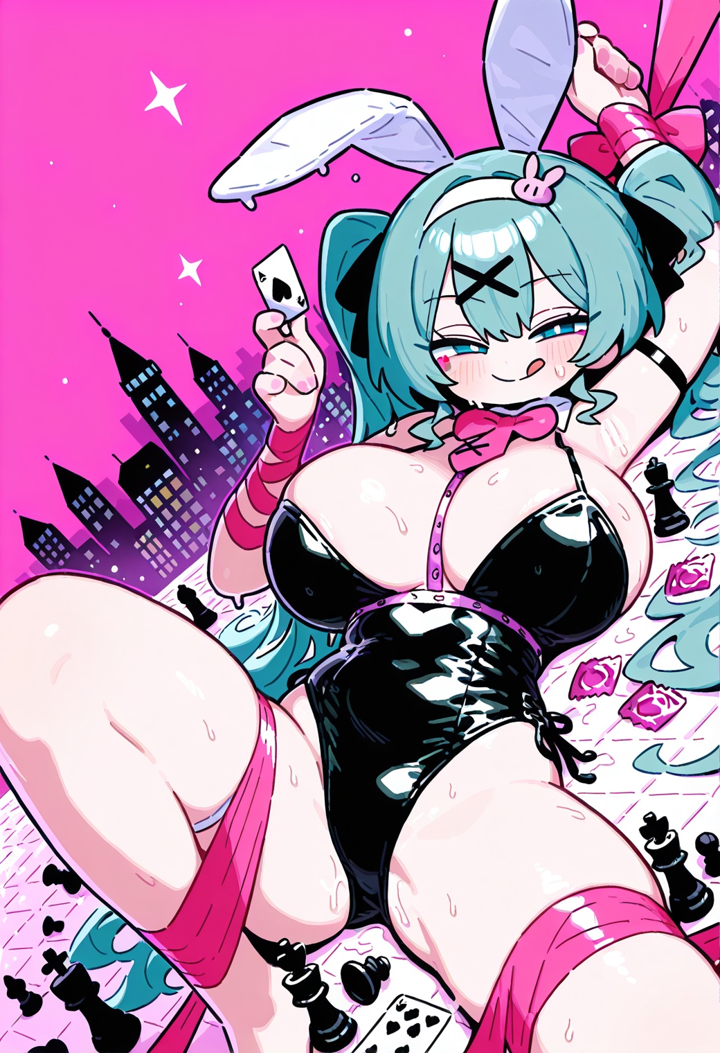1girl,  hatsune miku,  rabbit hole \(vocaloid\) on Tensor.Art