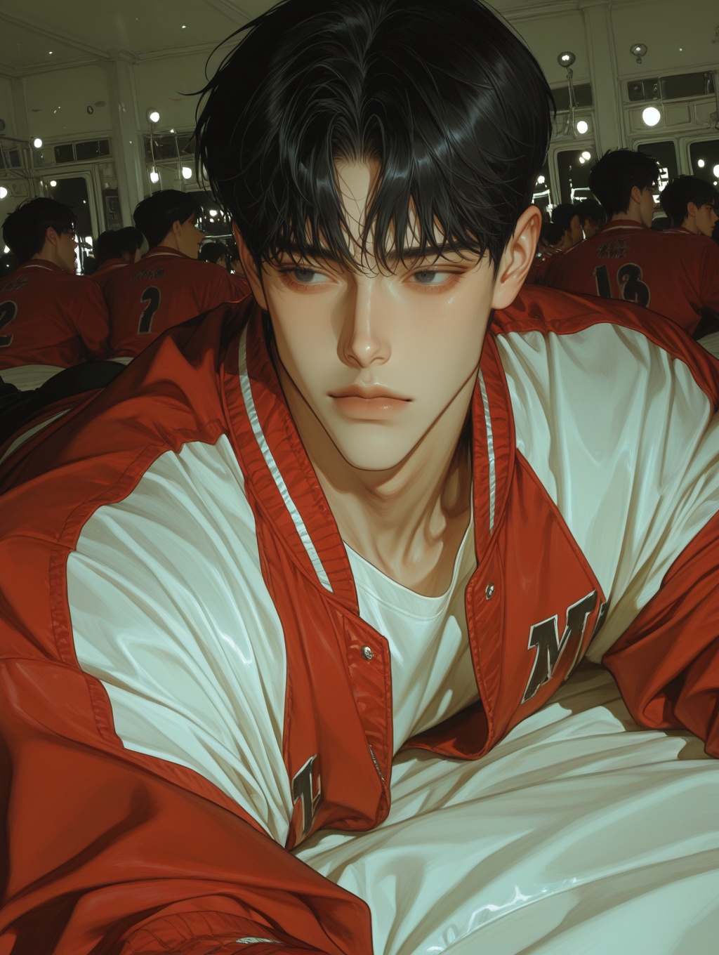 1 boy,  single,  male focus on Tensor.Art