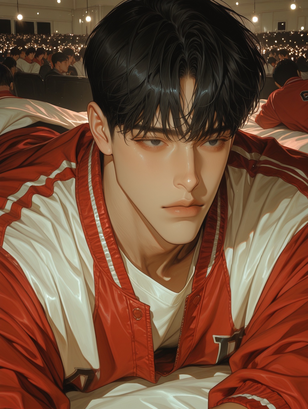 1 boy,  single,  male focus on Tensor.Art