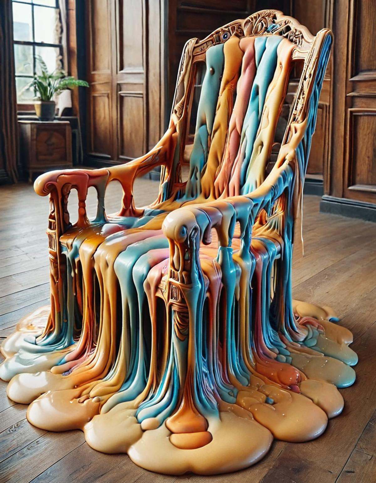 cinematic still meltinglora,  1chair . emotional,  harmonious on Tensor.Art