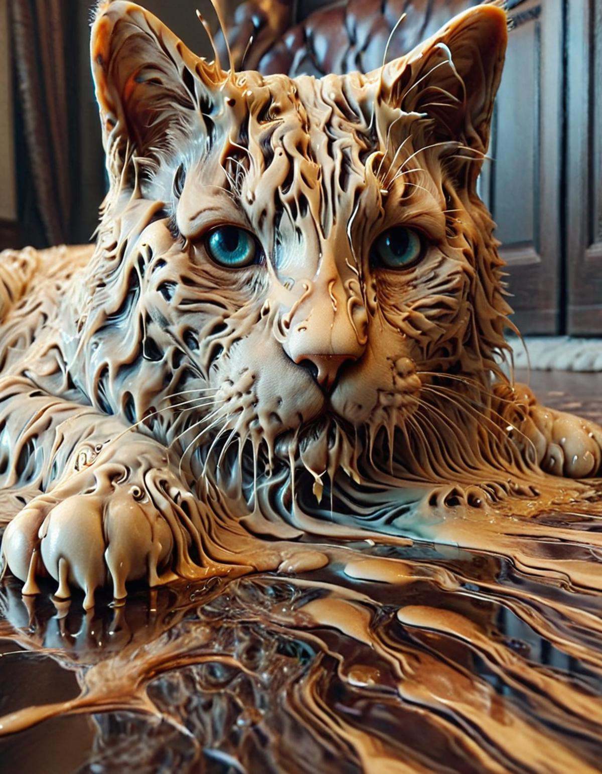 cinematic still meltinglora,  1cat . emotional,  harmonious on Tensor.Art
