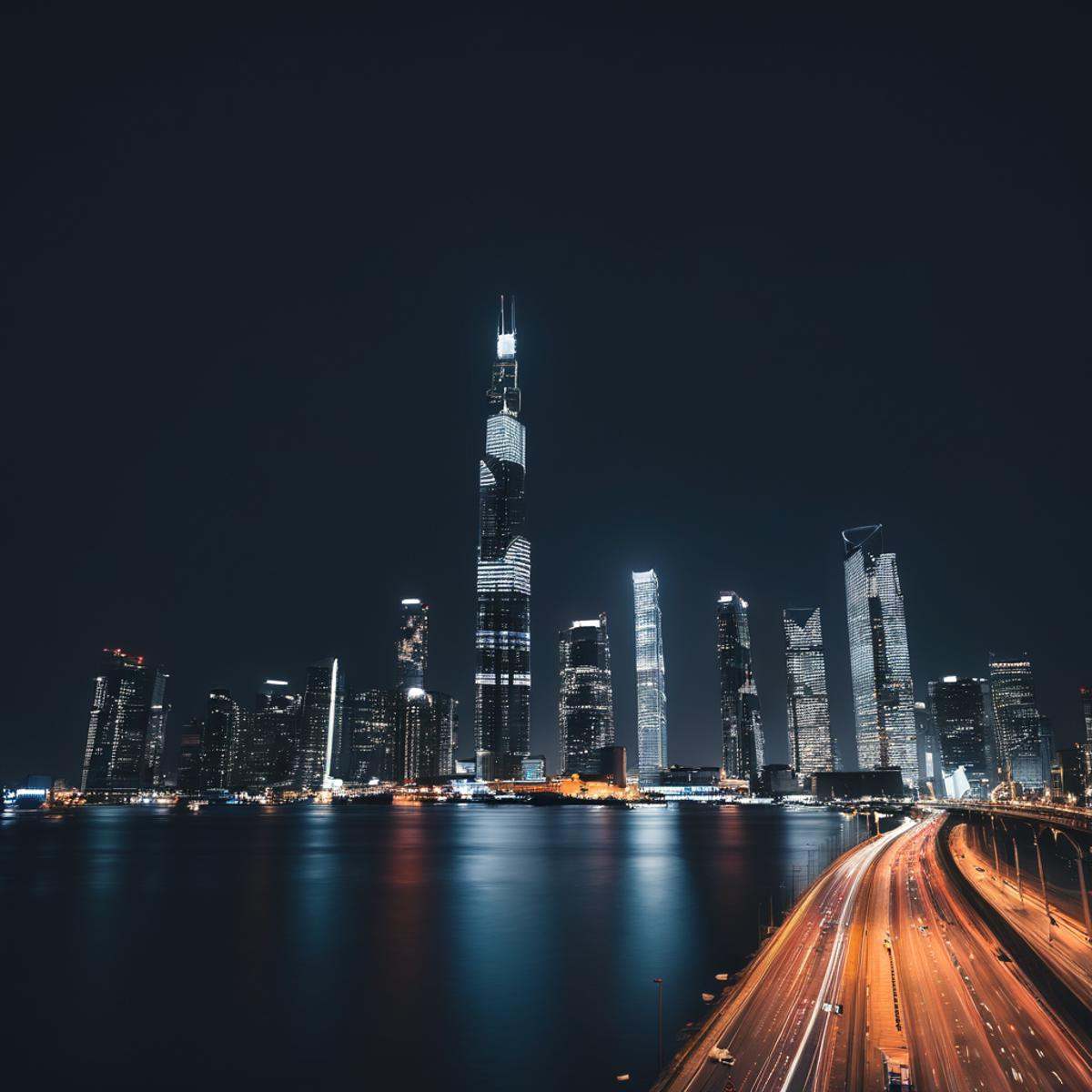 citylora,  skyline,  skyscrapers on Tensor.Art
