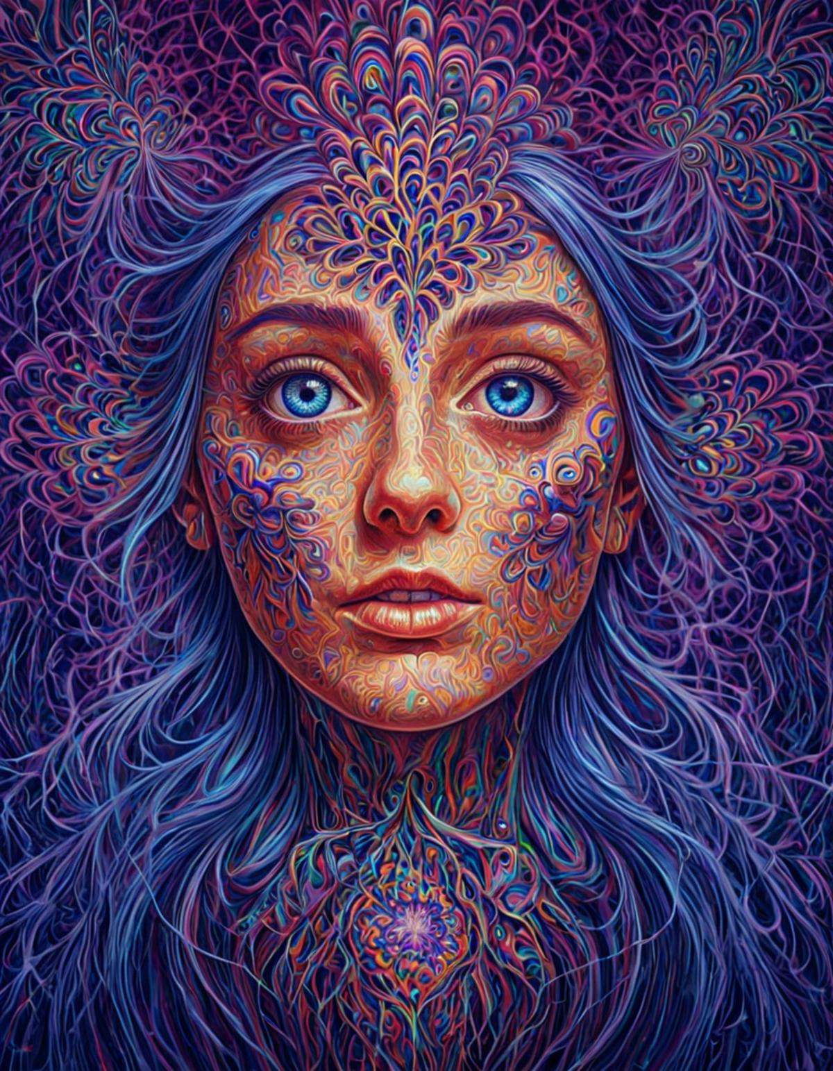 psychedeliclora,  portrait on Tensor.Art