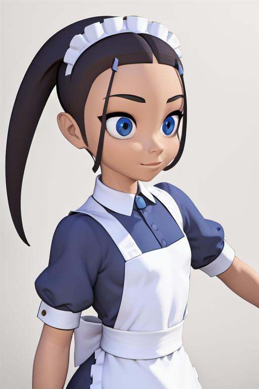 TFM_Katara,  maid costume,  maid headdress on Tensor.Art