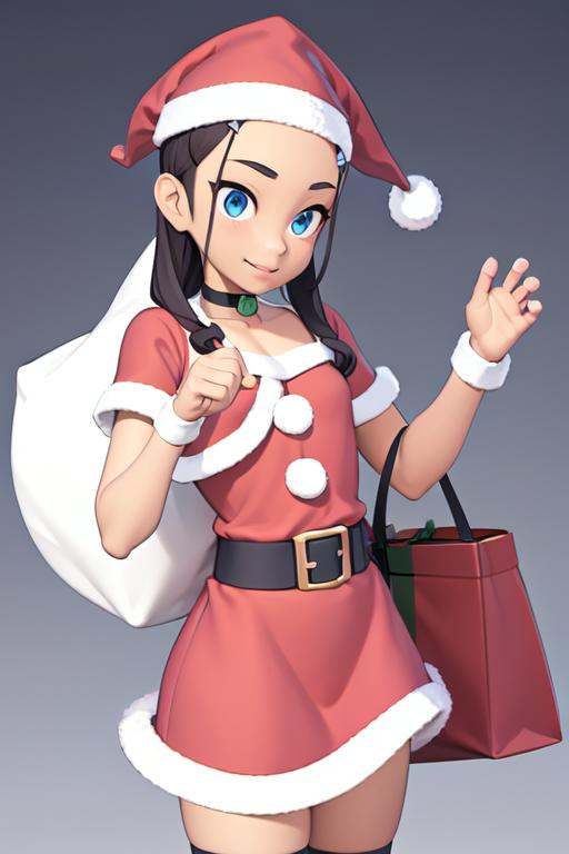 TFM_Katara,  hair clip,  santa costume on Tensor.Art