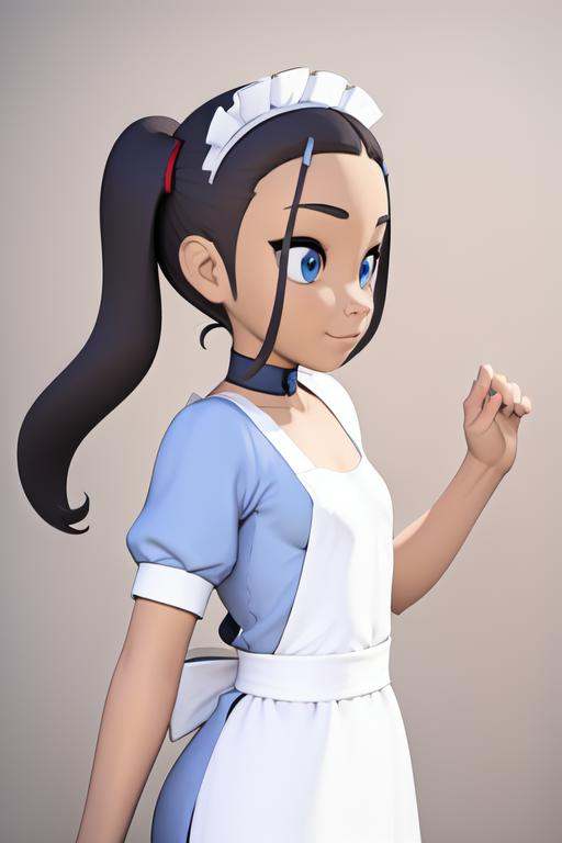 TFM_Katara,  maid costume,  maid headdress on Tensor.Art