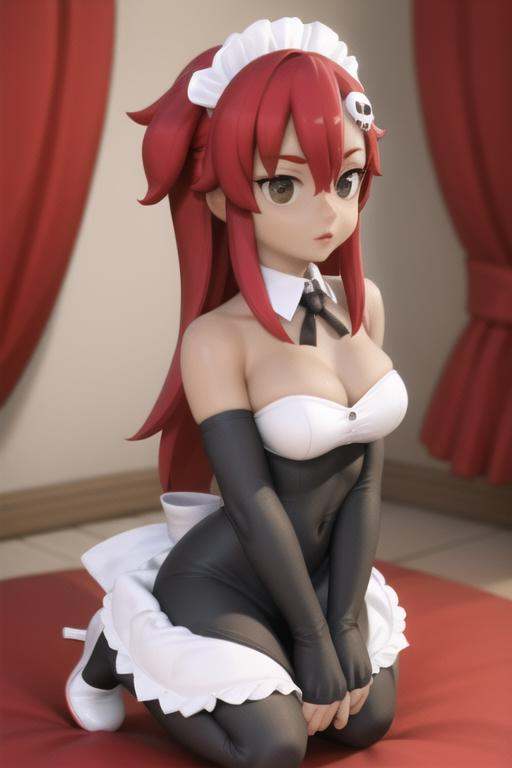 TFM_Yoko,  skull hair ornament,  full body on Tensor.Art