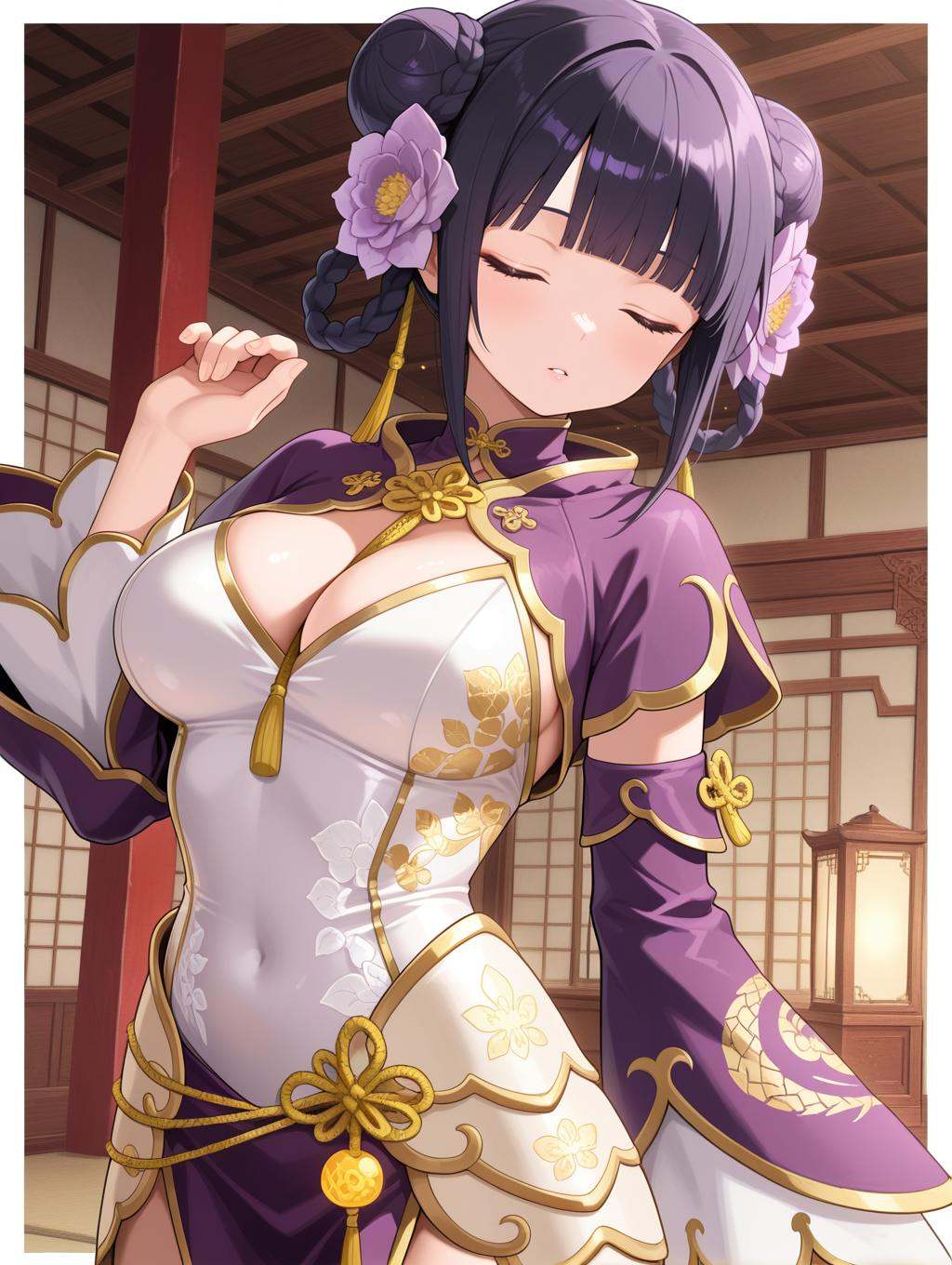 Oolong Armor,  1girl,  solo on Tensor.Art