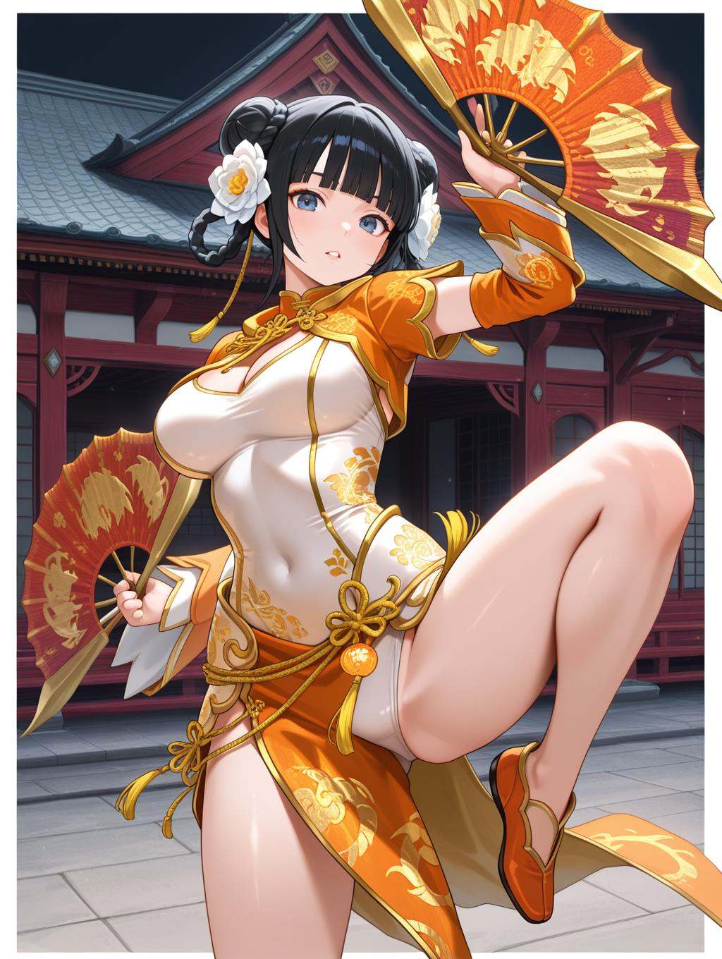 Oolong Armor,  1girl,  solo on Tensor.Art