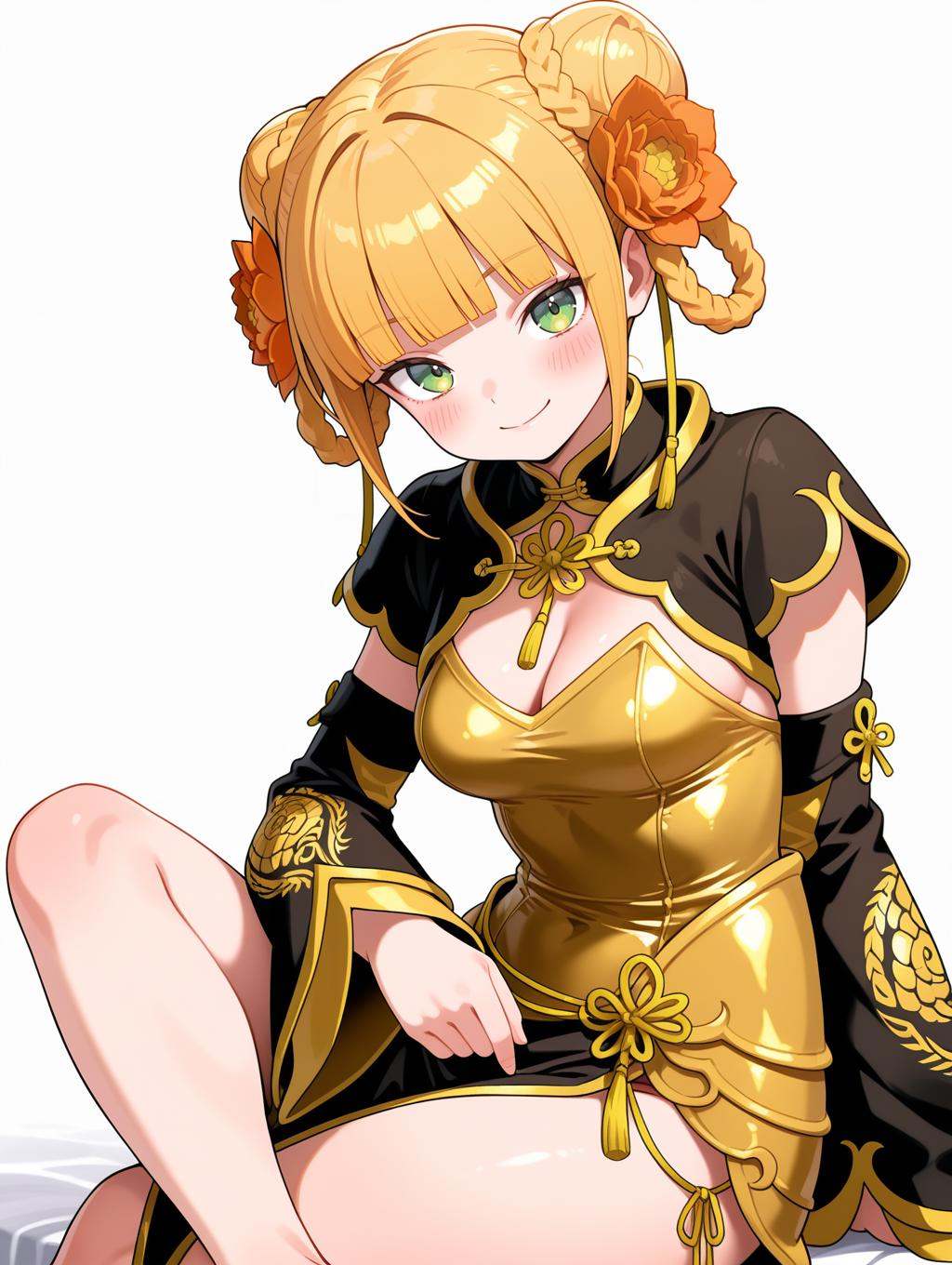Oolong Armor,  1girl,  solo on Tensor.Art